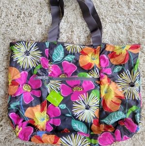 Vera Bradley Jazzy Blooms Collapsible Tote